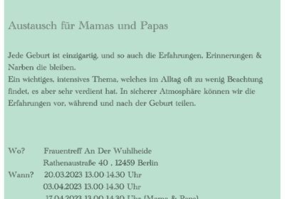 Kursangebot Geburtserfahrungen/Geburtstrauma