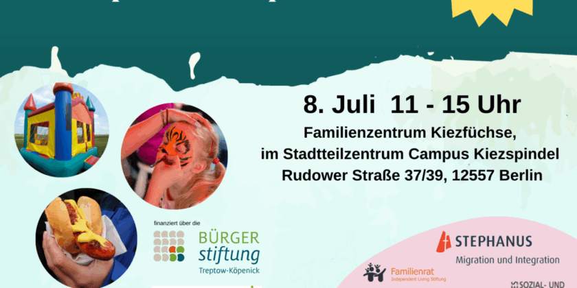 Sommerfest für Alleinerziehende in Treptow-Köpenick
