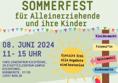 Sommerfest für Alleinerziehende 2024