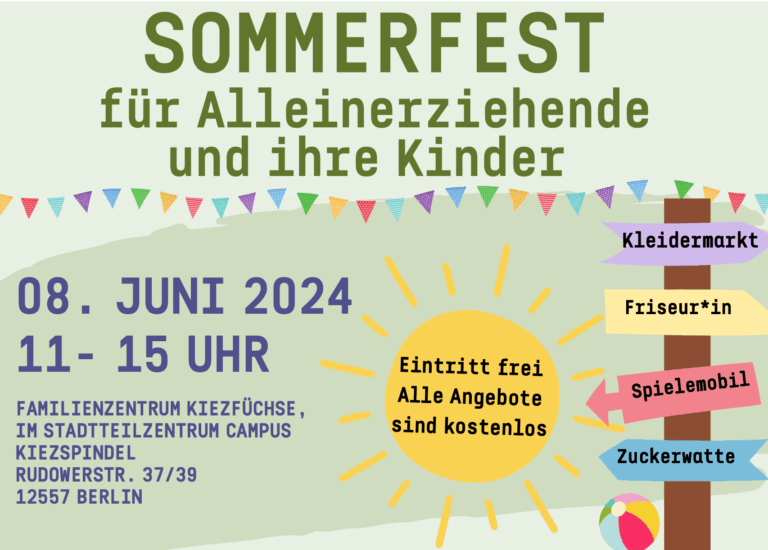 Sommerfest für Alleinerziehende 2024