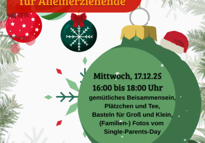 Weihnachtsnachmittag für Alleinerziehende 2025