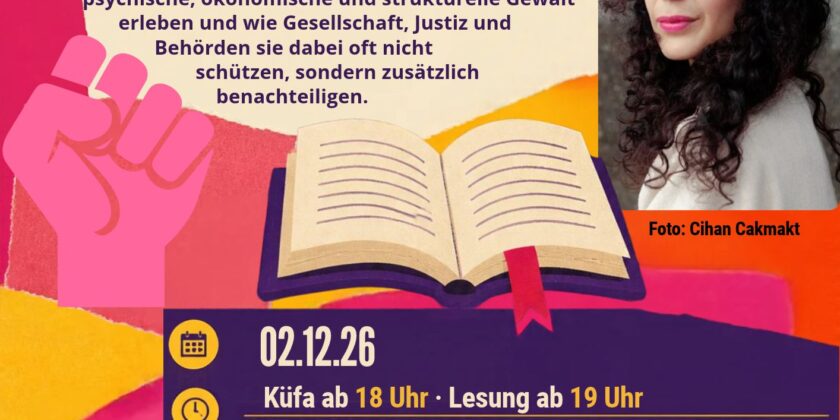 Lesung mit Asha Hedayati „Die stille Gewalt.“